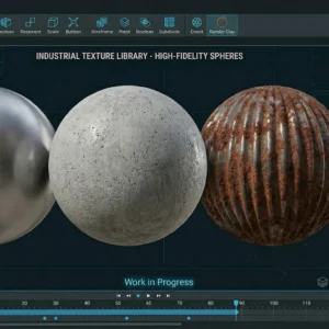 PBR Texture Bundle – Industrial Collection